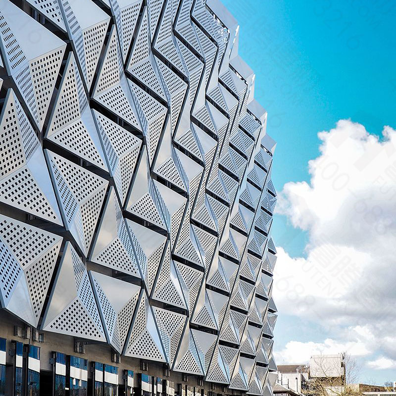 外墻沖孔造型鋁單板