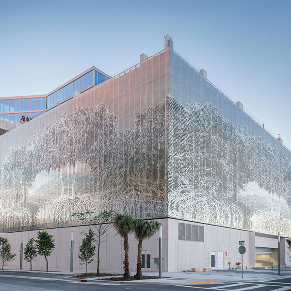 室外沖孔圖案鋁單板